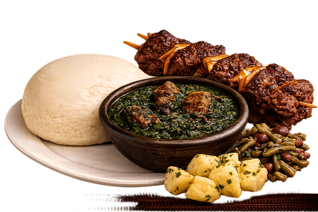 Isombe & Brochette